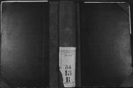 Livro nº 54 - Livro de Matrícula do Pessoal do Regimento de Infantaria nº15, 3º Batalhão, Registo das Praças de Pret, de 1902. 