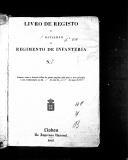 Livro nº 41 - Livro de Registo do Regimento de Infantaria nº7, 1º Batalhão, de 1851.