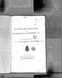 Livro nº 12 - Registo dos assentamentos dos oficiais e praças do Regimento de Infantaria nº 1 (1814-1819).