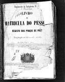 Livro nº 53 - Livro de Matrícula do Pessoal, Registo das Praças de Pret, do Regimento de Infantaria nº 4, 1º Batalhão, de 1884.