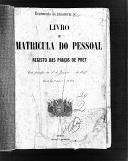 Livro nº 20 - Livro de Matrícula do Pessoal do Registo das Praças do PRET, 1867.