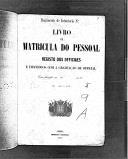 Livro nº 5 - Registo de oficiais e indivíduos com a graduação de oficial, de 1868-1899.