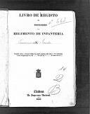 Livro nº 14 - Livro de Registo do Regimento de Infantaria de Granadeiros da Rainha, 1853.
