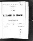 Livro nº 58 - Livro de Matrícula do Pessoal do Regimento nº5 de Infantaria do Imperador de Aústria, 1º batalhão, Registo das Praças de Pret, de 1907. 