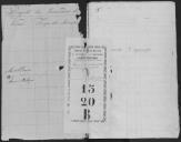 Livro nº 15 - Livro de Registos do Regimento de Infantaria nº20, Registo das Praças de Pret da 5ª Companhia, de 1813.