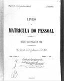Livro nº 57 - Livro de Matrícula do Pessoal, Registo das Praças de Pret,Regimento nº1 de Infantaria da Rainha, de 1 de Janeiro de 1897.