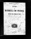 Livro nº 56 - Livro de Matrícula do Pessoal, Registo das Praças de Pret, Regimento de Cavalaria nº3, 1896.